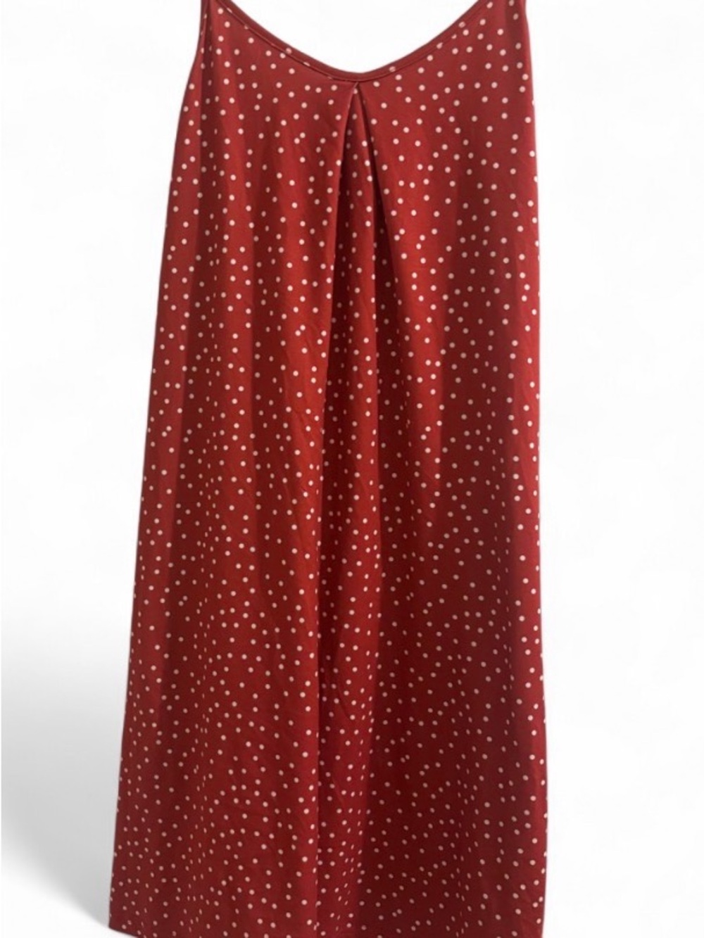 Red Polka Dot Slip Dress